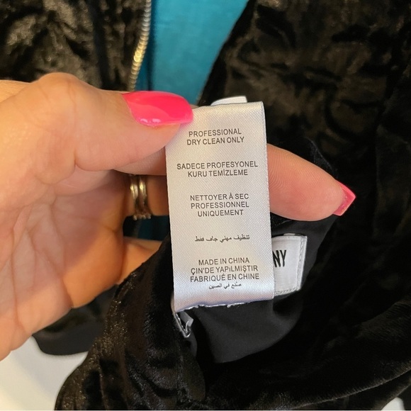 Opening Ceremony Silk Aqua Crushed Velvet Reversible Bomber Jacket Size XS - Picture 6 of 12